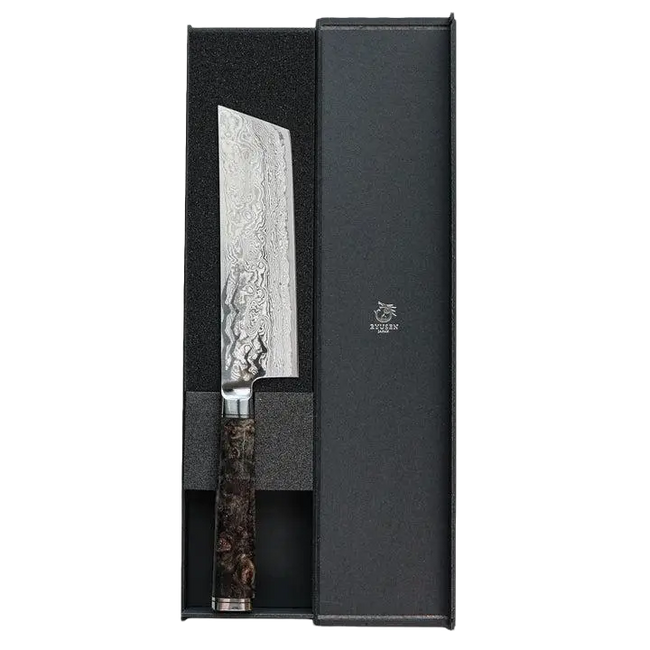 Pisau Dapur Jepang Ryusen Oukokuryu MT SG2 Nakiri 155mm