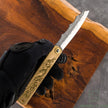Higonokami Ryubu Brass with black engraved