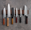 Shibata Takayuki Walnut Knife Holder Magnetic Knife Bar
