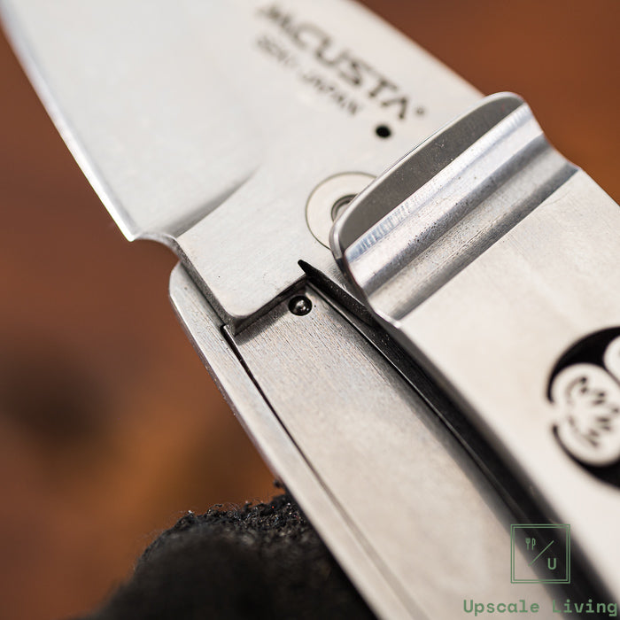 EDC Japanese Folding Knife MCUSTA AUS-8 Kamon Aoi Gentlement's Knife 60mm