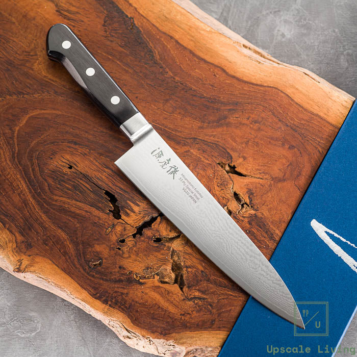 Pisau Dapur Jepang Yasuda hamono Minamotono Kotetsu VG10 Damascus 33-layer Gyuto 210MM