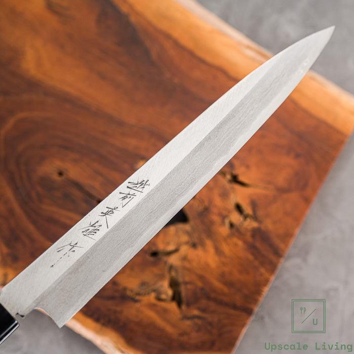 Pisau Sushi Kitaoka Aogami#2 Migaki HPC Yanagi 240mm