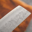 Pisau Dapur Jepang Hatsukokoro Ginrei Silver#3-Layer Nashiji Nakiri 165mm