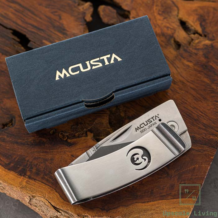 EDC Japanese Folding Knife MCUSTA AUS-8 Kamon Crane Gentlemen's Knife 60mm