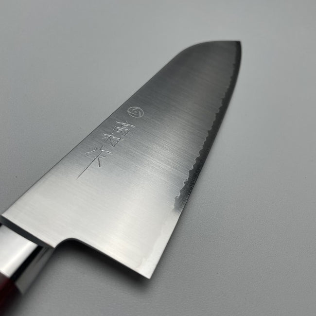 Takamura SG2 Red Handle Santoku 165 mm Pisau dapur Made in Japan