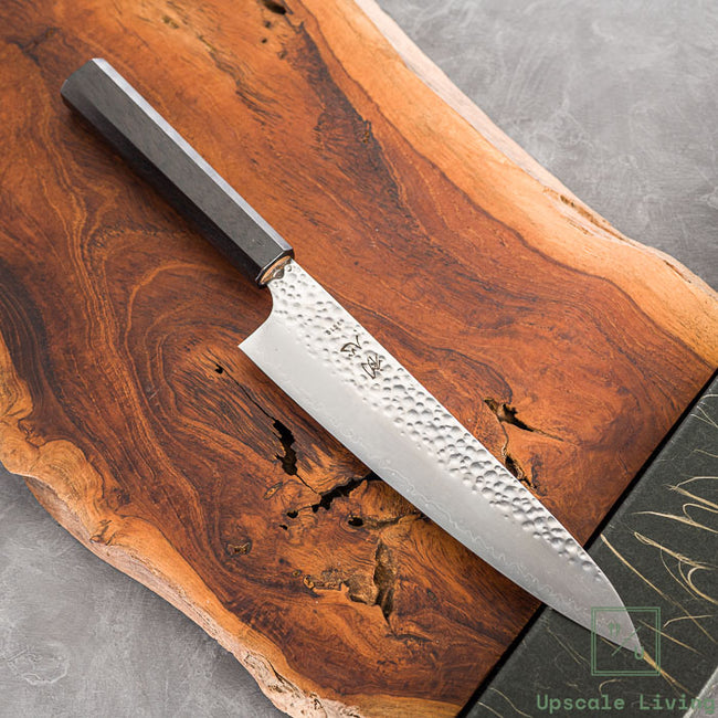 Pisau Dapur Jepang Hatsukokoro Hayabusa VG10 Tsuchime 3Layer Gyuto210mm