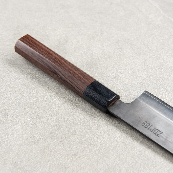 Yoshida Hamono ZDP189 Kurouchi Santoku 180mm
