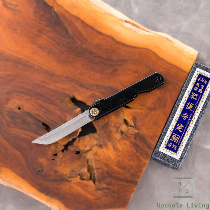 EDC Higonokami Shirogami NAGAO KANEKOMA Kengata - Black 100mm