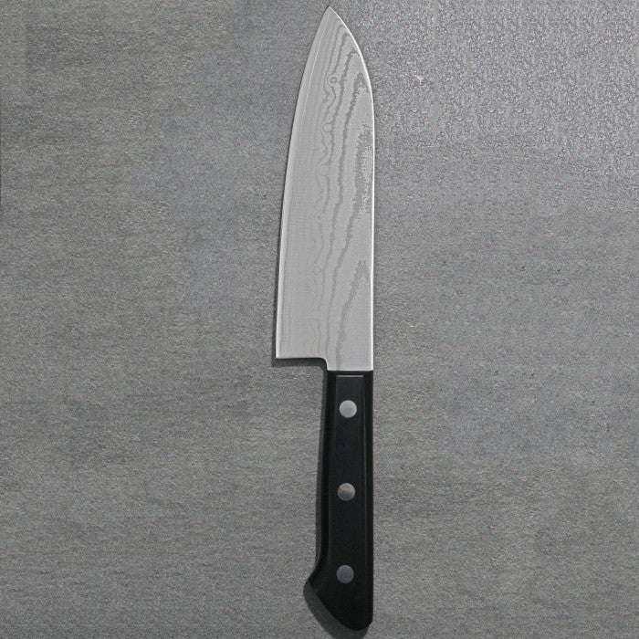 Pisau Dapur Jepang Japanese Knife TOJIRO DP Damascus by VG10 Santoku 170mm