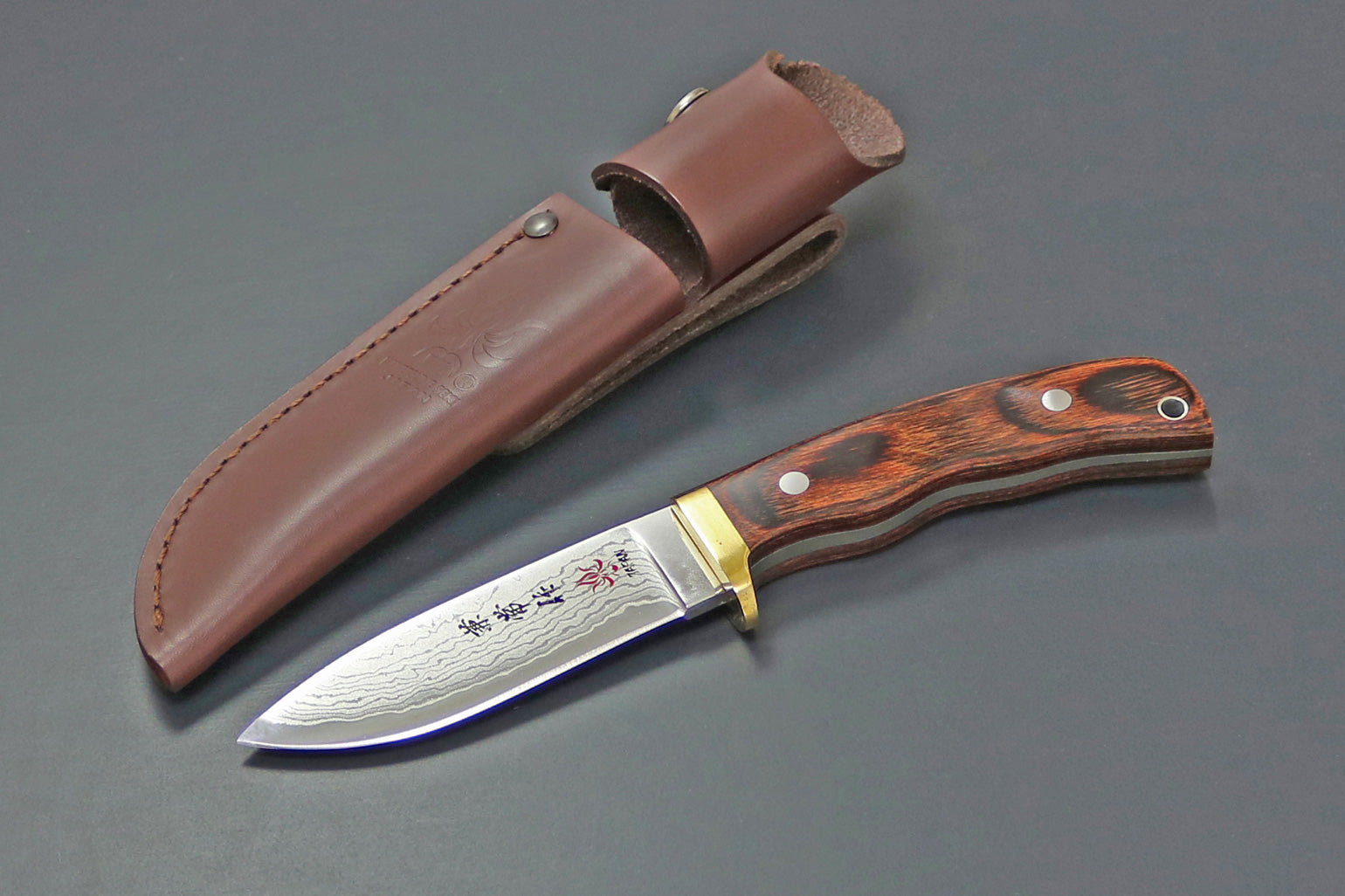Kanetsune Seki VG10 SUBARU-Drop point Pisau Outdoor