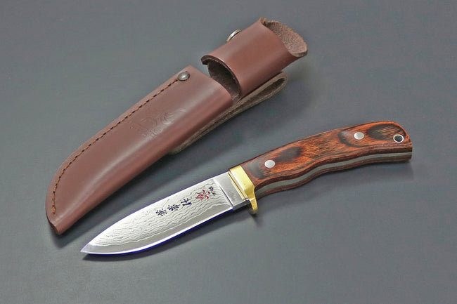 Kanetsune Seki VG10 SUBARU-Drop point Pisau Outdoor
