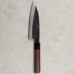 Japanese Knife Yoshida Hamono Aogami#2 Kurouchi Ajikiri 150mm