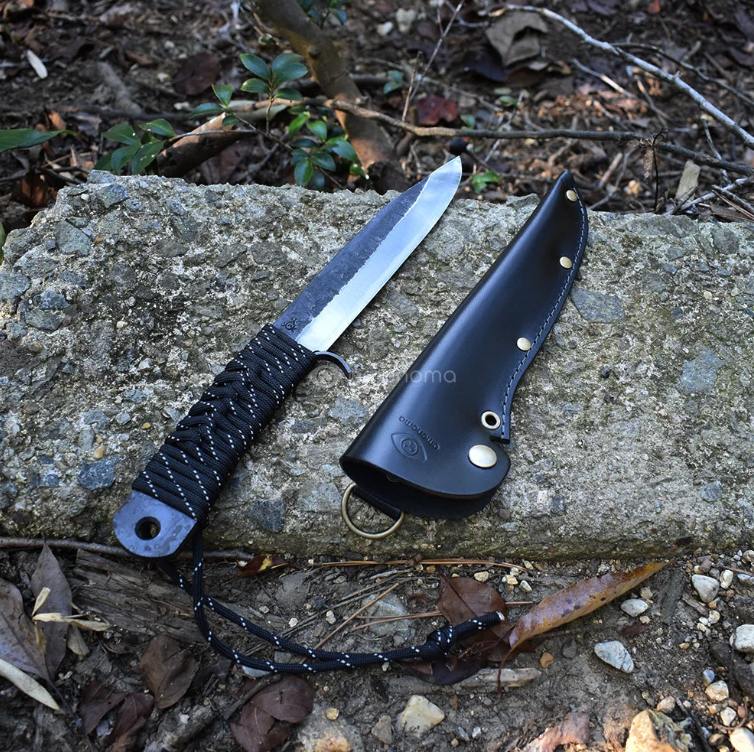 Japanese outdoor Knife Amenoma Bushcraft knife 150mm (Enzin)