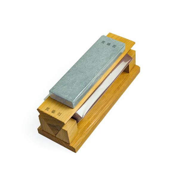 Honmamon-Japan Three sides Whetstone #250 #1000 #4000 Japanese Blade Sharpening stone
