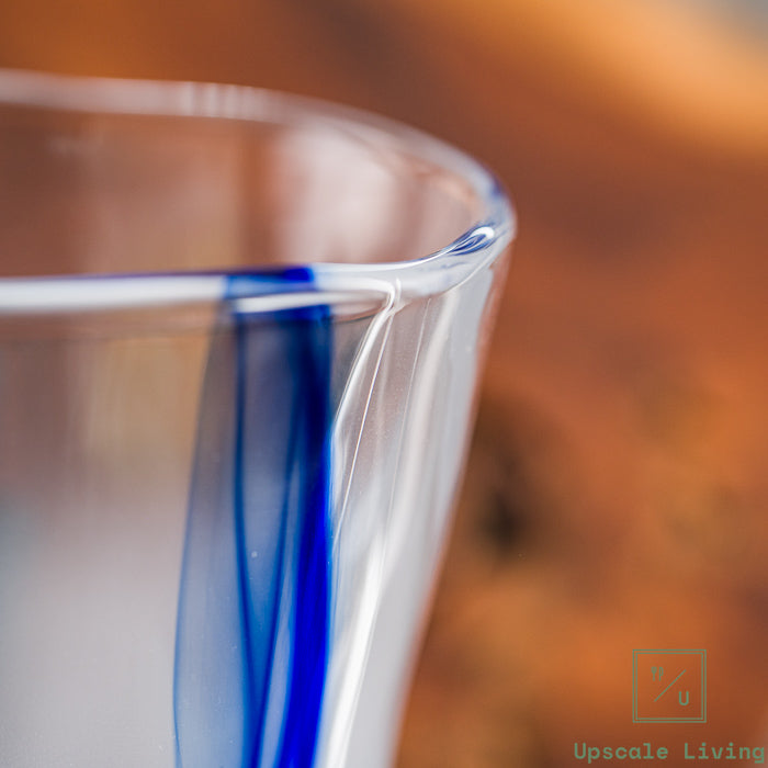 Gelas Beer Toyo Sasaki Glass Beer Glass Foaming Mountain Mug Indigo Stream 390ml