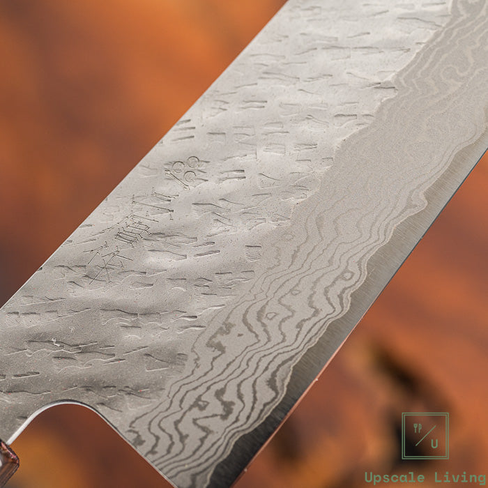 Japanese Knife Nigara Hamono VG10 Damascus Kiritsuke Gyuto 210mm