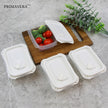 Pearl Life Storage Container 4 pcs Rectangular Easy Pack Made in Japan