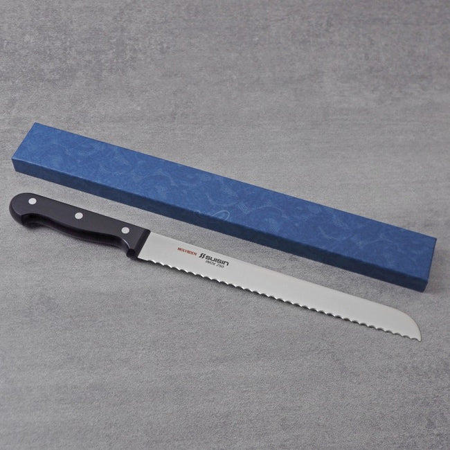 Japanese Knife Suisin INOX Bread Knife 250mm
