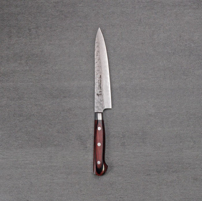 SAKAI TAKAYUKI 33-Layer Damascus Hammered Petty 150mm