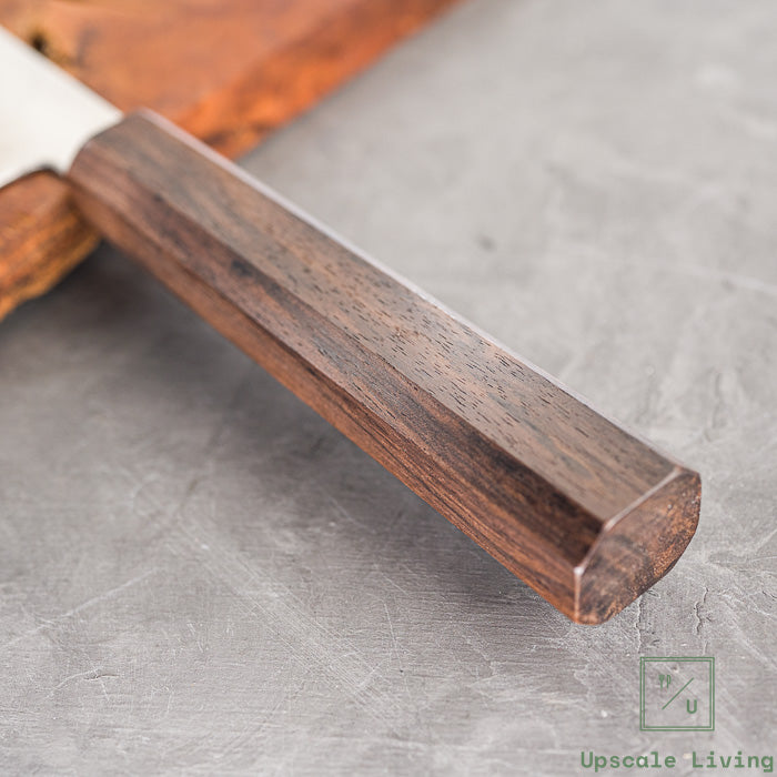 Pisau Dapur Jepang Hatsukokoro Hayabusa Silver#3 steel Migaki Bunka 180mm