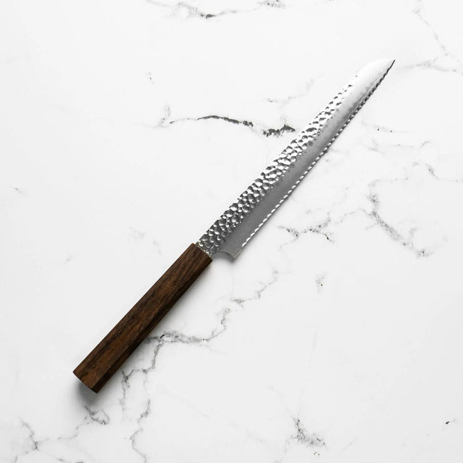 Hatsukokoro Hayabusa VG10 Tsuchime Bread Knife 210mm
