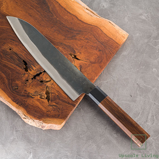 Pisau Dapur Jepang Yoshida Hamono Aogami#1  Kurouchi Gyuto 210mm