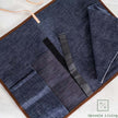 Shibata Takayuki Knife Roll Denim S 3 SLOTS