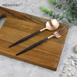 Cutipol Portugal GOA ROSE GOLD Plated Dinner Cutlery Made in Portugal