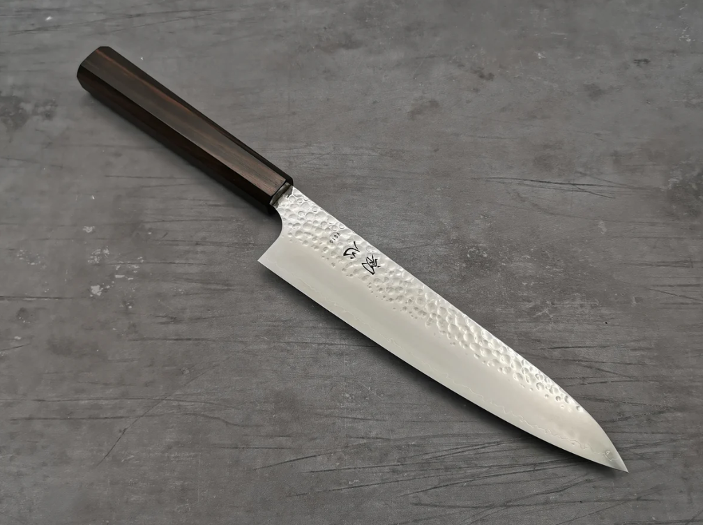 Pisau Dapur Jepang Hatsukokoro Hayabusa VG10 Tsuchime 3Layer Gyuto210mm