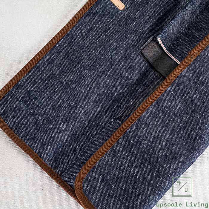Shibata Takayuki Knife Roll Denim S 3 SLOTS