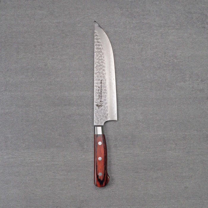 SAKAI TAKAYUKI 33-Layer Damascus Hammered Butcher 210mm