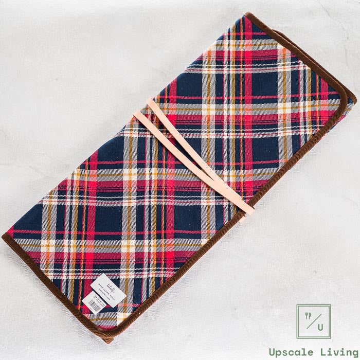 Shibata Takayuki Knife Roll Checked L 6 SLOTS