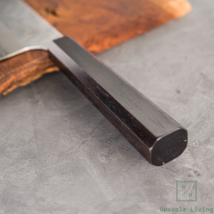 Pisau Dapur Jepang Nigara Hamono SG2 Migaki Tsuchime Kiritsuke Nakiri 180mm