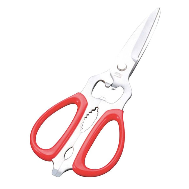 Silky Kitchen Non-Separable NKS-215D Scissors Red Handle - Made in Japan