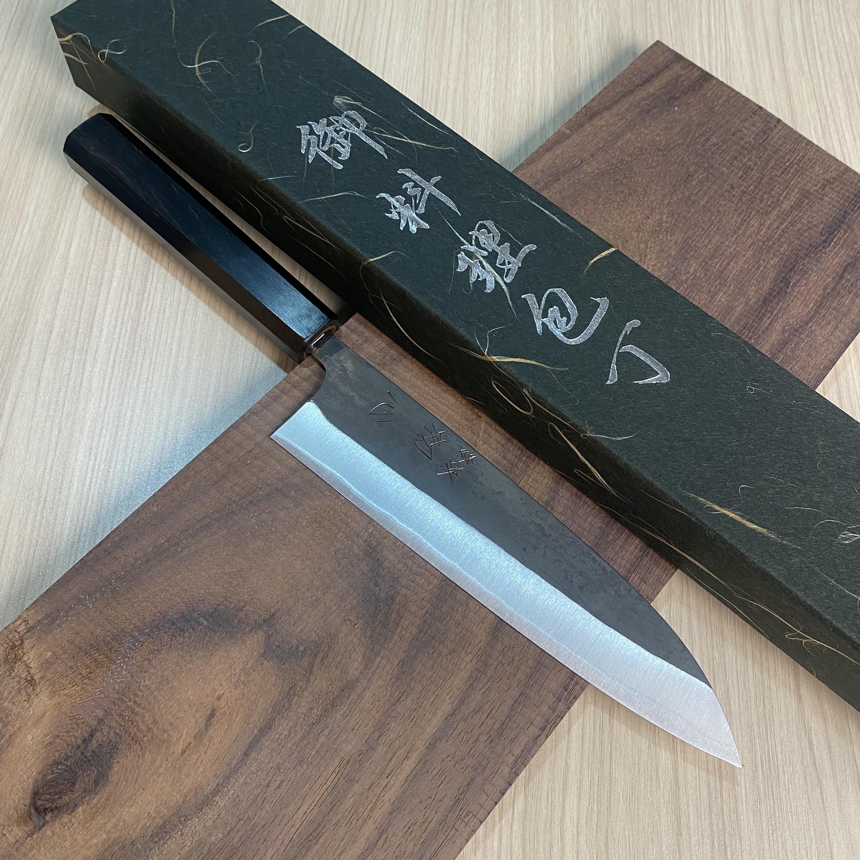Hatsukokoro Kurokaze Shirogami#2 S/S Cladding Gyuto 180mm