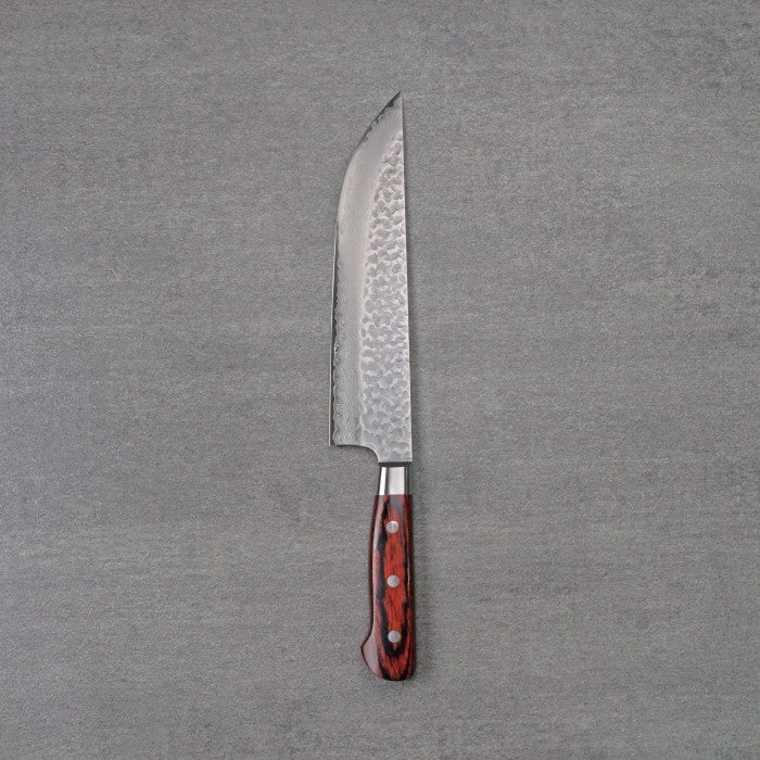 SAKAI TAKAYUKI 33-Layer Damascus Hammered Butcher 210mm