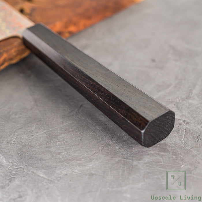 Pisau Dapur Jepang Hatsukokoro Hinotori V-Toku2 Rainbow Damascus Sujihiki 270mm