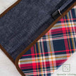 Shibata Takayuki Knife Roll Checked S 3 SLOTS