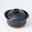 Japanese Ceramic Rice Cooker Pot Bankoyaki Ginpo Kikka 2 Cups - Brown