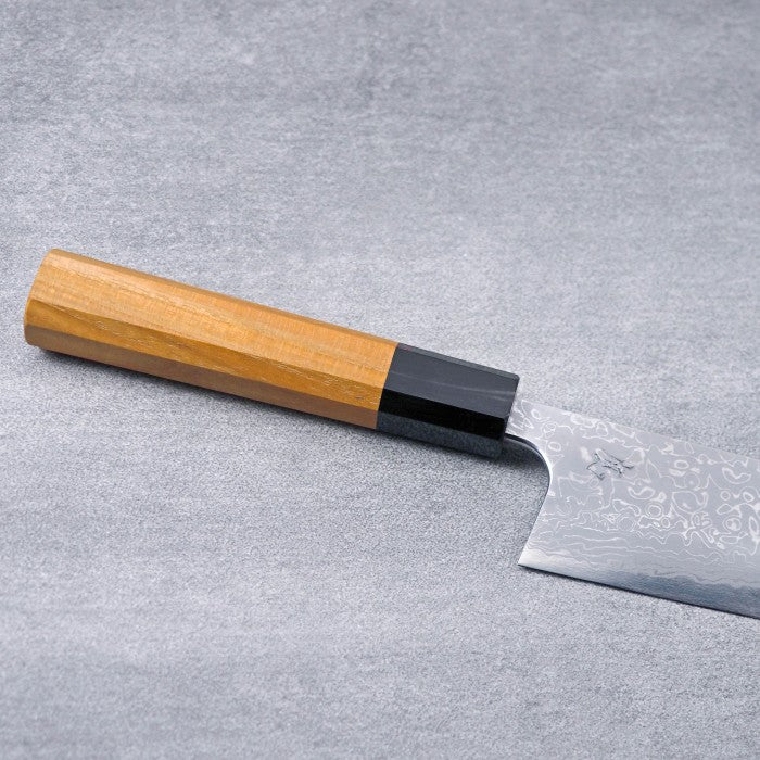 Yoshihiro Yauji Aogami #2 Damascus Kiritsuke Gyuto 210mm