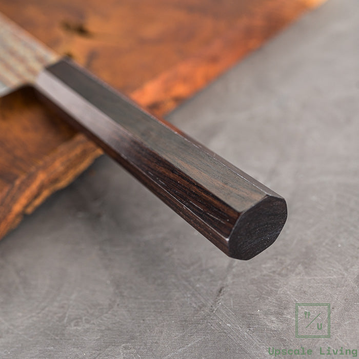 Pisau Dapur Jepang Hatsukokoro Hinotori V-Toku2 Rainbow Damascus Petty 150mm