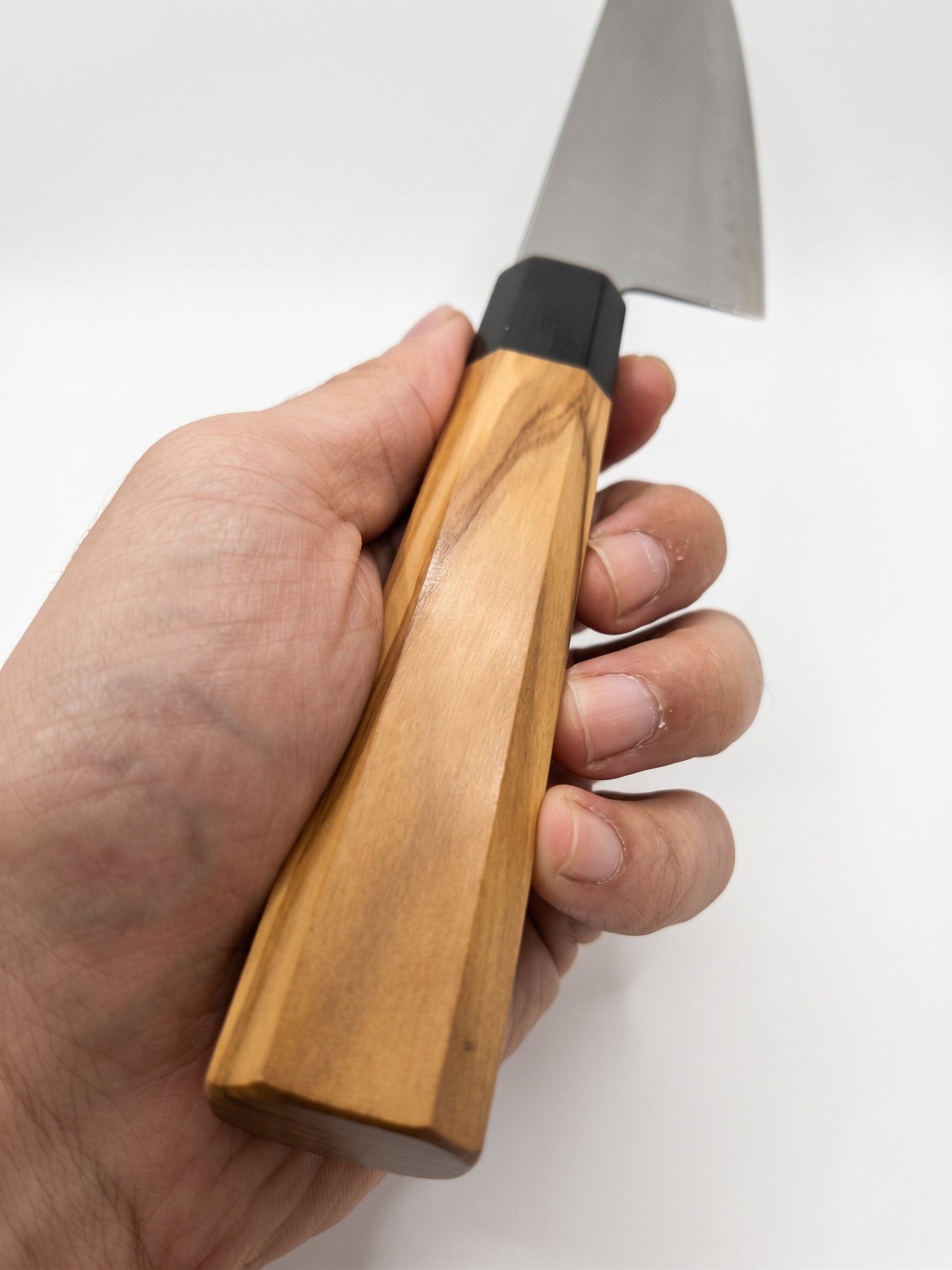 Pisau Dapur Jepang Kuranowa Raku VG10 Damascus 67-layer Bunka 180mm