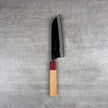 Kajibee Damascus Aogami #2 Kurouchi Santoku 165mm
