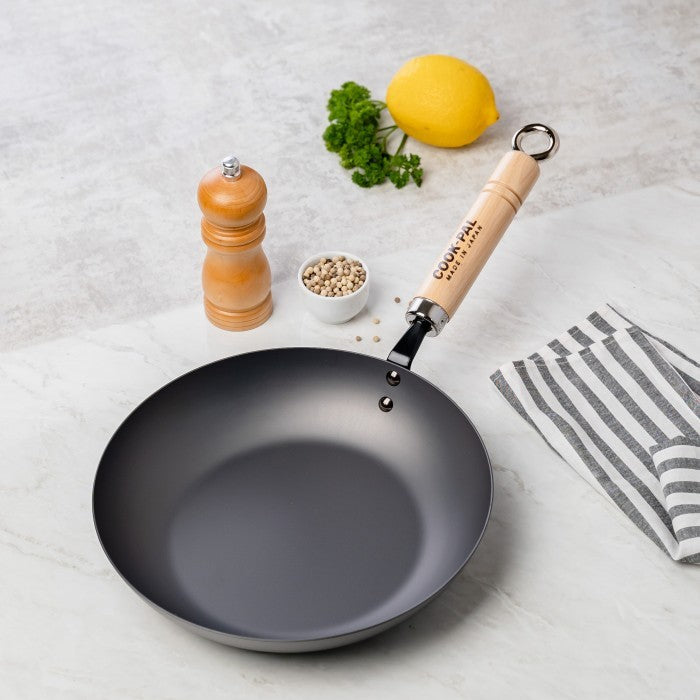 YOSHIKAWA Carbon Steel Frying Pan COOK-PAL 