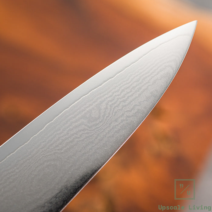 Pisau Dapur Jepang Yasuda hamono Minamotono Kotetsu VG10 Damascus 33-layer Gyuto 210MM