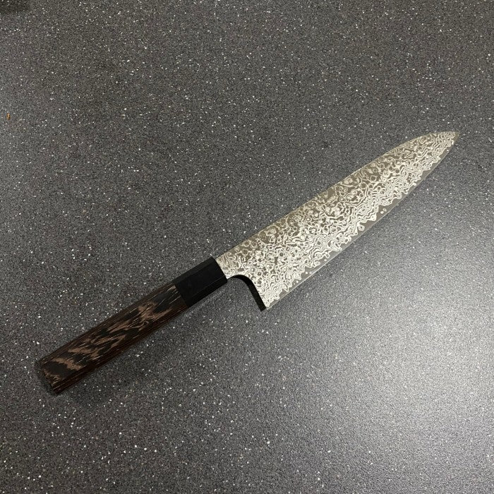 Japanese Knife Hatsukoro ATS-34 Ginga Damascus Gyuto 210mm