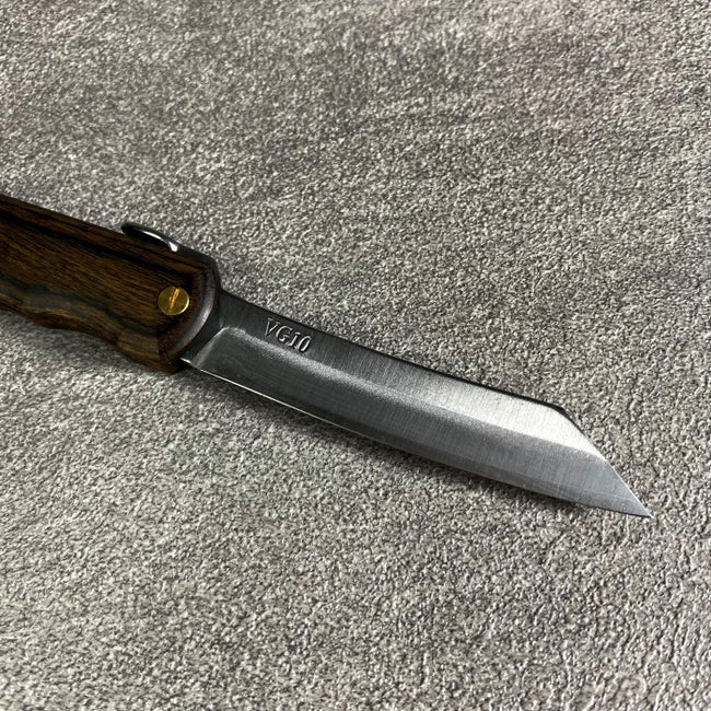 Higonokami VG10 Warikomi KANEKOMA 100mm Walnut Handle