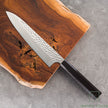 Pisau Dapur Jepang Hatsukokoro Taka VG-10 Tsuchime Damascus Gyuto 210mm