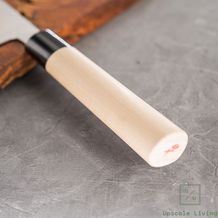 Japanese Artisan Knife Masamoto KS Hon Kasumi White Steel Gyuto Knife 210mm With Exclusive Saya