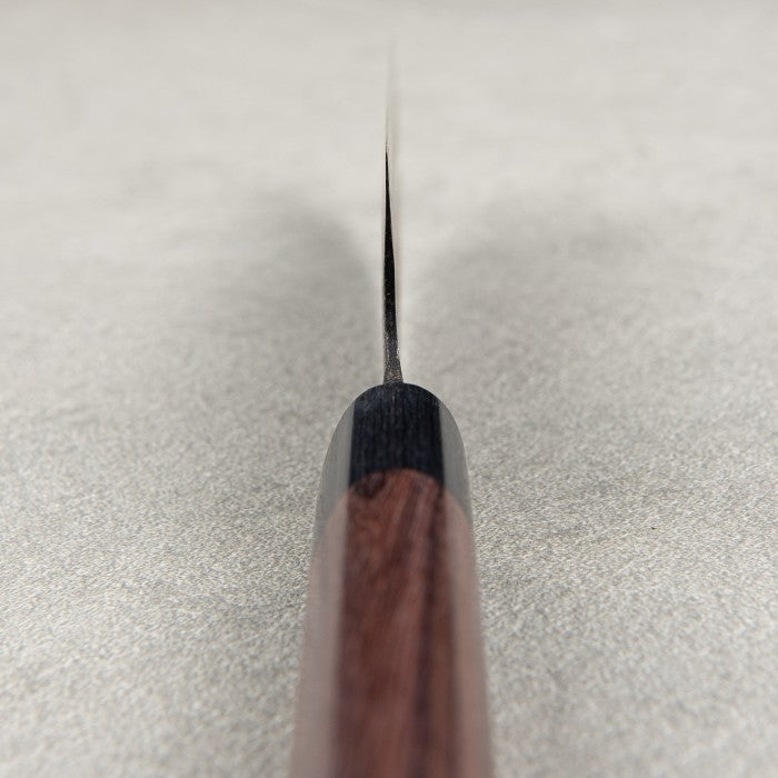 Japanese Knife Yoshida Hamono Aogami#2 Kurouchi Ajikiri 150mm